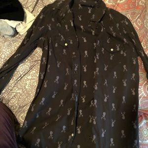 pearl snap button up